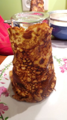 crêpe volcan