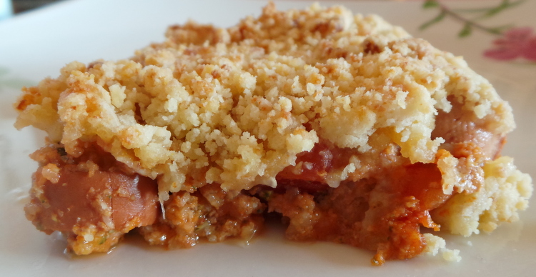 crumble tomate courgette