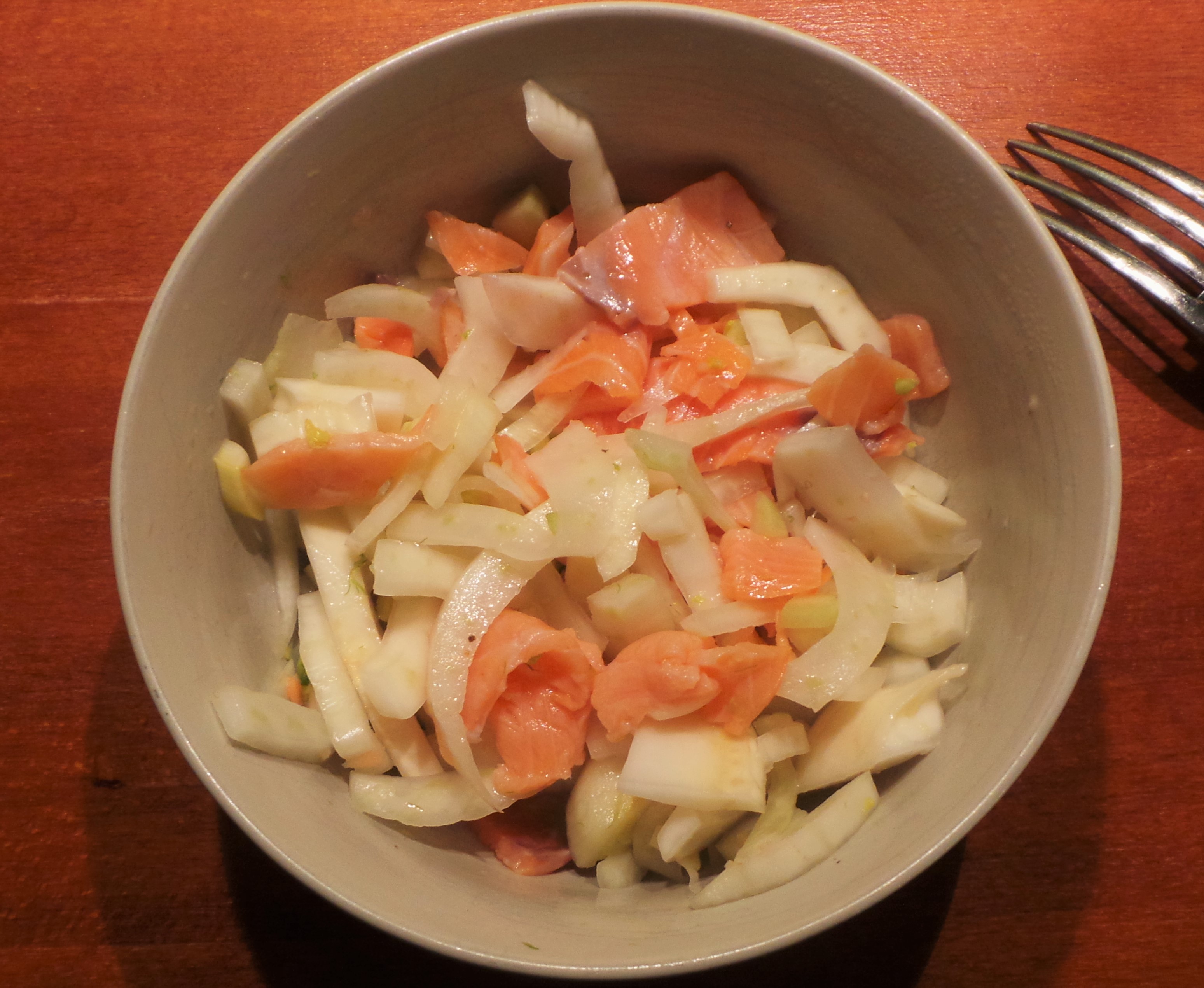 salade fenouil saumon